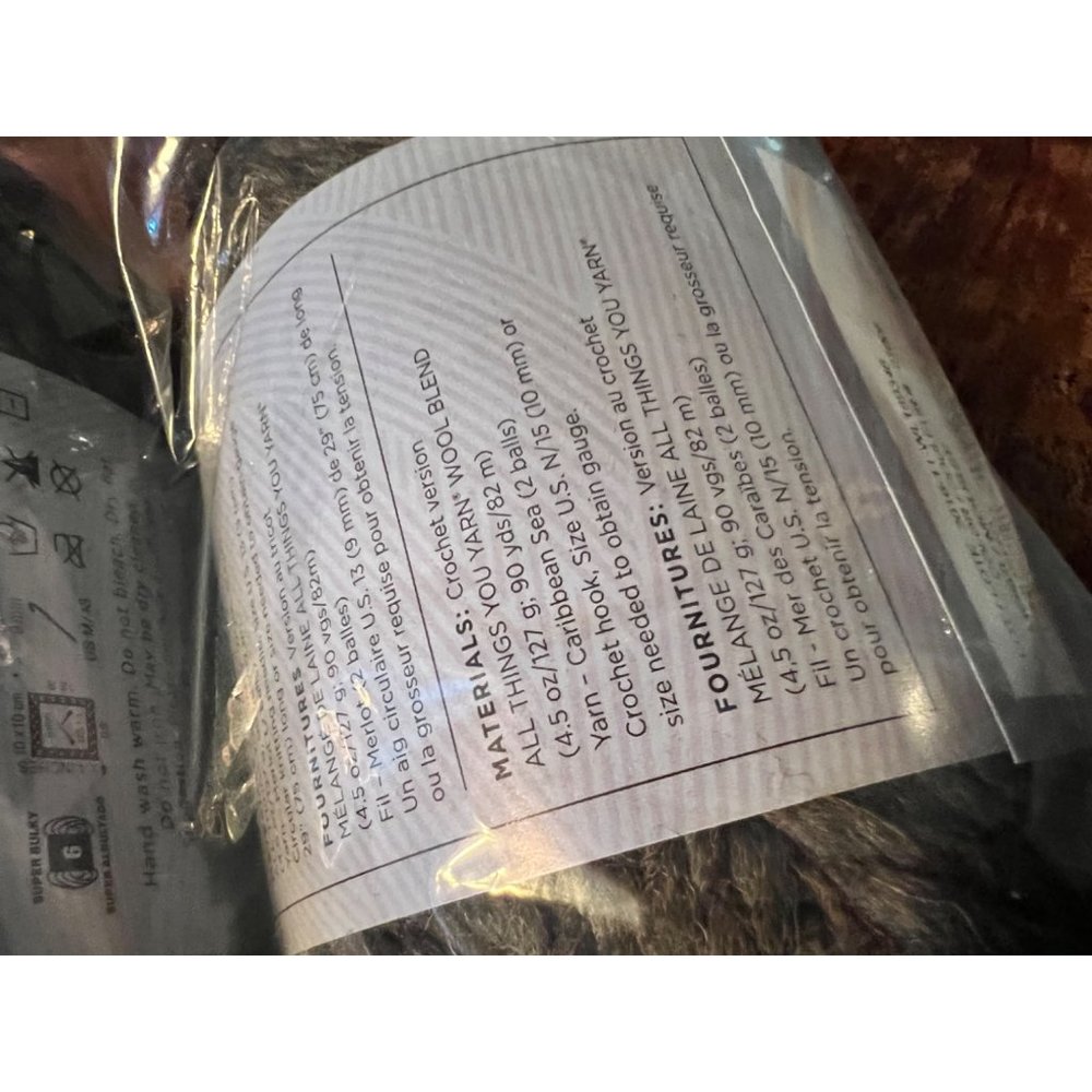 All Things You Wool Blend Yarn Moss Green - Picture 7 of 10